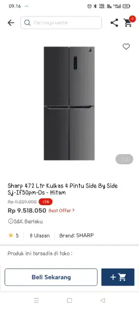 Promo kulkas side by side