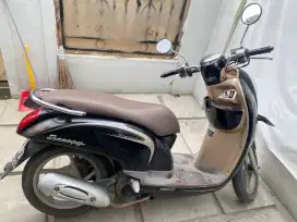 Honda scoopy fi 2013 hitam gold rare