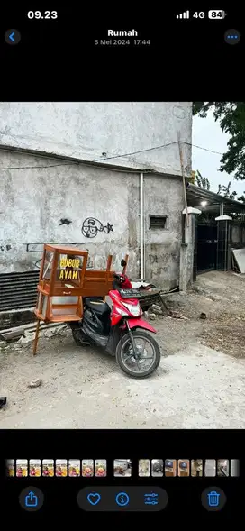 Gerobak usaha bisa motor bisa mangkal