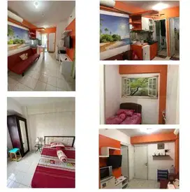 Dijual apartemen the green pramuka city 2 kamar full furnish.