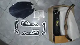 KNALPOT ROB1 NMAX | COVER RADIATOR NMAX | VISOR NMAX |  KARPET NMAX