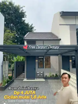 HEBOH RUMAH MURAH DP 4 JUTA ANGS 1,8 JUTA TYPE Q10 LOKASI BEBAS BANJIR