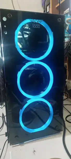 Komputer MB ECS H77, i5 3570, RAM 16 GB, RX550 4 GB, SSD 128 GB, Case