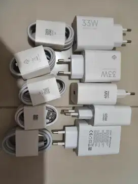 Jual Charger original copotan hp 33,45,80 wat vivo realme xiaomi