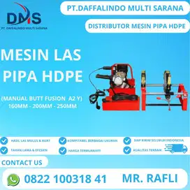 Mesin Las Pipa Hdpe 200mm Manual A2 Y Butt Fusion | Distributor Hdpe