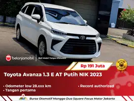 [ LOW KM ] Toyota Avanza 1.3 E AT Putih 2023/2024
