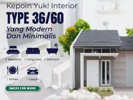 Rumah townhouse strategis bogor dekat tol stasiun bojong Gede