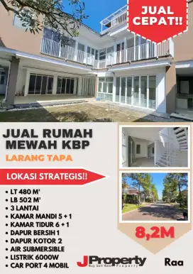 Jual rumah KBP di bawah pasaran hanya 8 M an lt 480