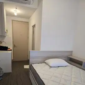 sewa murah apartemen tokyo riverside pik 2 type studio furnish