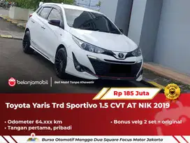 [ GARANSI 1TH ] Toyota Yaris Trd Sportivo 1.5 CVT AT Putih 2019/2020