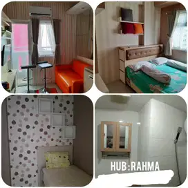 Sewa 1Tahun Murah Tower Bougenvile 2Br Furnish Lt.Rendah Green Pramuka