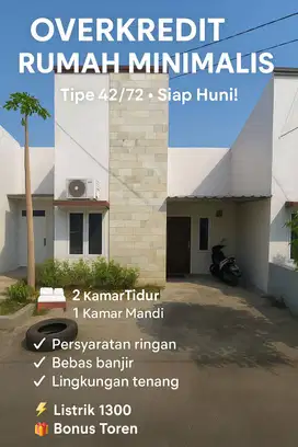 Over Kredit Rumah Tipe 42 Cocok untuk Keluarga Muda – Cicilan 2,9 Juta