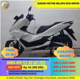 HONDA NEW PCX 160 ABS 2025 CASH/KREDIT SYARAT KTP/KK