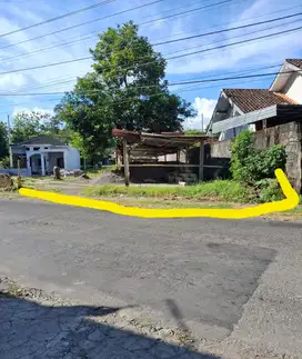 Dijual Pekarangan Pinggir Jalan Utama Seyegan Tempel