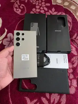 samsung S24 ultra ram 12/256gb garansi 17-12-2025 resmi sein,ful ori