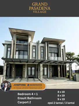 Dijual Rumah 2 Lantai Grand Pasadena Village Mewah Lokasi Strategis