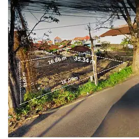 Tanah Komersil Premium Raya gatot subroto barat denpasar bali