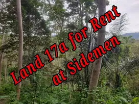 Land 17a for Rent at area Sidemen Traditional Village Bali