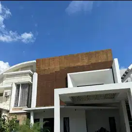 rumah desain minimalis modern cluster depan royal residence