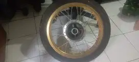 Pelek jari2 + ban motor