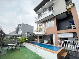 Turun Harga Rumah Villa Resort Dago Pakar Bandung ada Kolam Renang