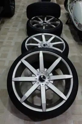 Velg HSR r22 double pcd 5x114.3 & 5x120 ex harrier,velg racing 22 inch