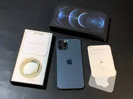iPhone 12 Pro Max 128gb Pasific Blue iBox Fullset Original