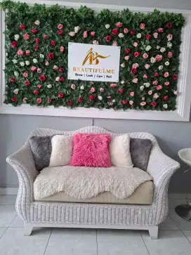 Kursi Sofa Rotan Putih