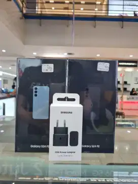 GALAXY S24 FE 8/256 FREE 25W ADAPTER + CLEAR CASE + TEMPERED GLASS‼️