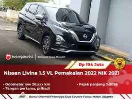 [ LOW KM ] Nissan Livina 1.5 VL Hitam 2021/2022