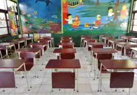 SET MEJA & BANGKU SEKOLAH MURAH