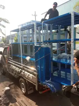 Rak besi rak siku perlengkapan usaha