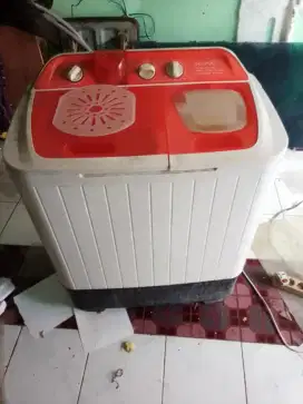 Jual 1 unit mesin cuci dua tabung manual normal