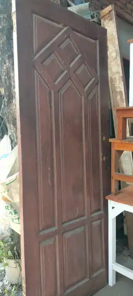 PINTU JATI BEKAS BAGUS MURAH