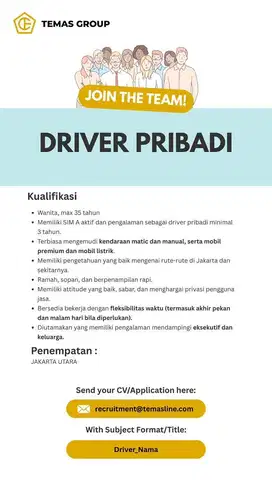Driver Pribadi Direksi