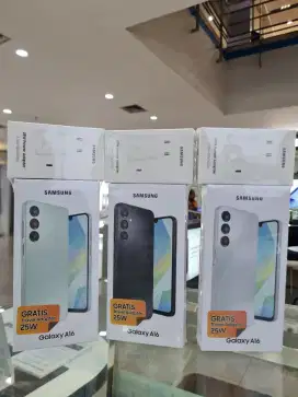 GALAXY A16 8/128 FREE 25W ADAPTER +  TEMPERED GLASS‼️