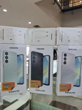 GALAXY A16 8/256 FREE 25W ADAPTER +  TEMPERED GLASS‼️