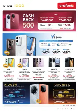 Jual Hp vivo terbaru bisa cicilan