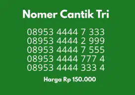 Nomer Cantik Tri