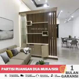 Lemari partisi ruangan dua muka 200x220 murah