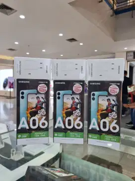 GALAXY A06 5G 6/128 FREE 25W ADAPTER +  TEMPERED GLASS‼️