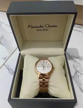Jam Tangan Wanita Alexandre Christie Primo Steel AC 1007 LDB