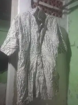 Baju batik pria dewasa XL dan L