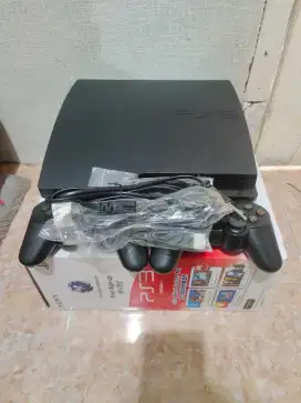 PS3 PS 3 PLAYSTATION 3 SLIM SERI 30 500GB SECOND FULLSET MULUS TT PS2