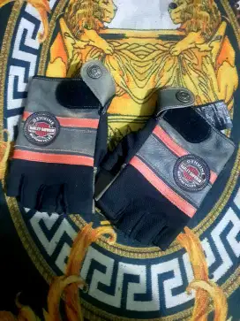 Harley davidson leather glove authentic store preloved