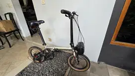 SEPEDA LIPAT FOLDING BIKE ELEMENT CAMP HAZY 9 SPEED 16 INCH ALLOY