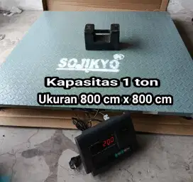 Timbangan digital Lantai 1 Ton Bergaransi Original Sojikyo