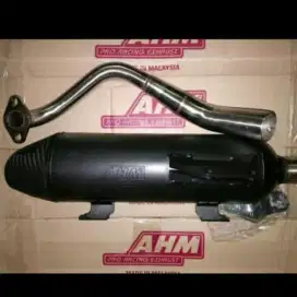 Dijual Knalpot Muffler Racing AHM Malaysia Honda Beat Scoopy Spacy Ori