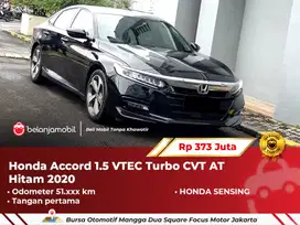 [ HONDA SENSING ] Honda Accord 1.5 VTEC Turbo CVT AT Hitam 2020/2021