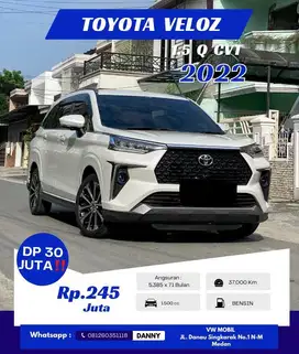 DP 30 JUTA‼️ Veloz Q CVT 2022 Putih Original